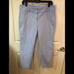 LOFT seersucker pants 